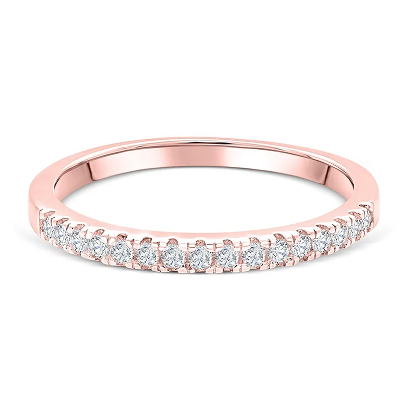 TONGLiN, натуральная 925 пробы, серебряное ювелирное изделие, обручальное кольцо для невесты, наборы колец из розового золота, обручальные кольца для женщин, кольца anillo - Цвет основного камня: DESIRE R