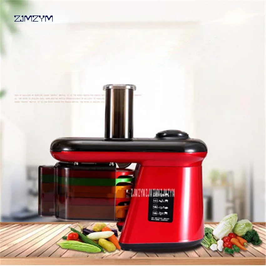 

5 in 1 Mulifunction Vegetable Cutting Machine Plastic+Stainless Steel 5 Blades Potato Carrot Onion Food Grater Slicer WJ-A68A