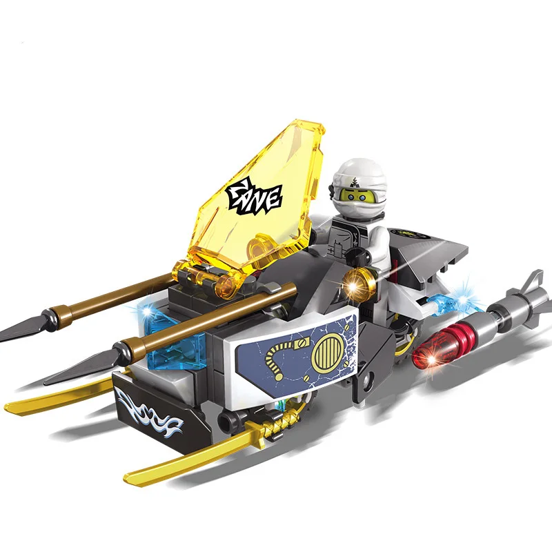 Hot 95pcs + Ninja Dragon Knight Building Block Senbao Children