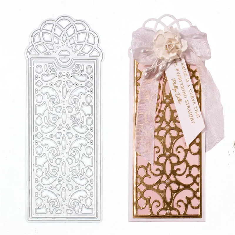 

YPP CRAFT VINTAGE ELEGANCE BOOKMARK TAG Cutting Dies Stencils for DIY Scrapbooking/photo album Decorative Embossing DIY Cards