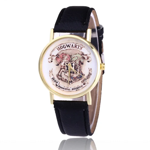 Harry Potter Magic School Watches For Women Men 2018 Fashion Casual Leather Quar Harry Potter Magic School Watches For Women Men 2018 Fashion Casual Leather Quar