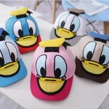 Новинка, 1 шт., популярная Мультипликация Дональд Дак, 5 цветов, 3D, для девочек и мальчиков, милая Модная Повседневная Панама, косплей, детская бейсбольная кепка, вечерние подарки