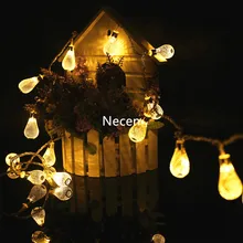 3.5 м 20 мяч/PC теплый белый светодиодные Рождество огни/свадьба/партии/Holidy лампы с контроллер