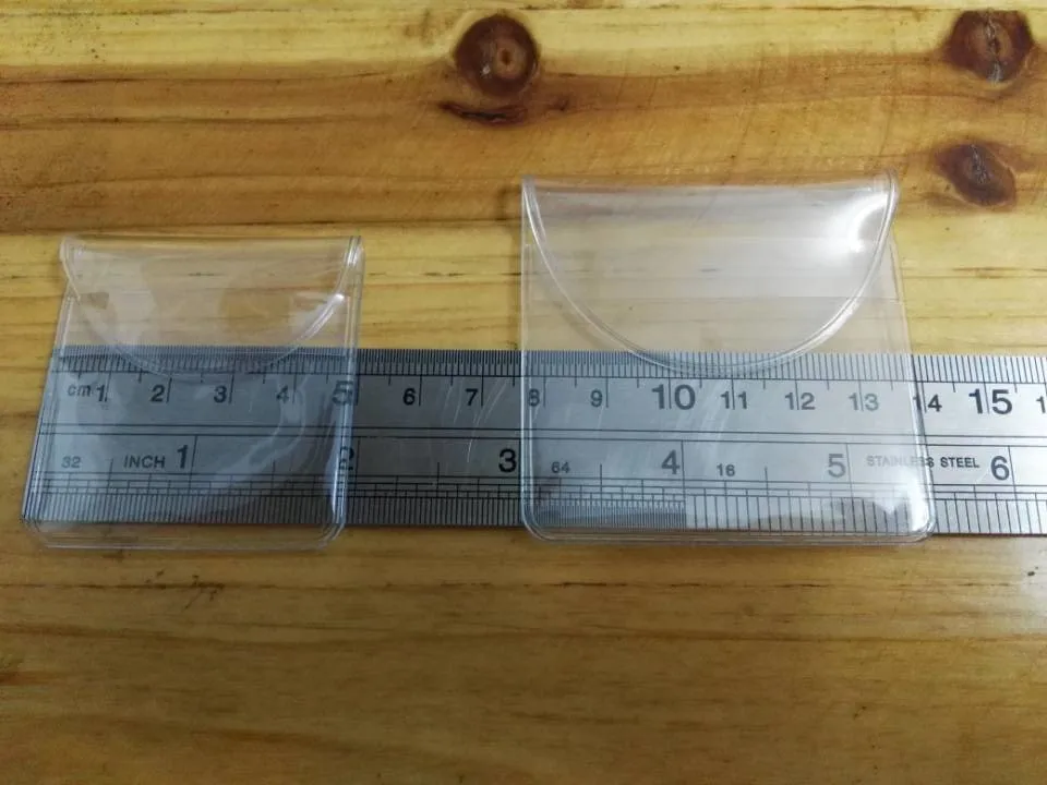 high quality 6.2*6.2cm coin holder,plastic coin flip holder for