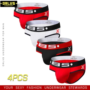 

BS 4PC/LOT Men Briefs Sexy Men Underwear Men Brief Sexy Gay Underwear Underpants Male Low Rise Briefs Men Briefs Cotton