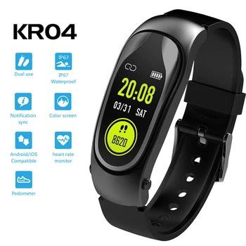 

New Fitness Bracelet Smart Band Bluetooth Headset Answer Call Smart Wristband with Bluetooth Earphone Heart Rate Sleep Watch Men