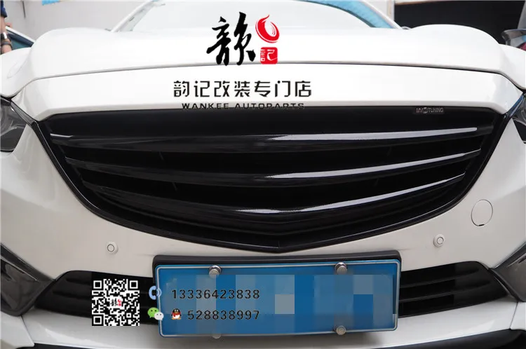 Подходит для mazda ATENZA MV тюнинг ABS автомобильный гриль решетка Гонки Грили высокое