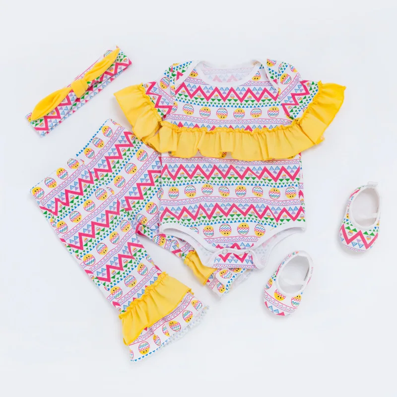 New 0 2 years old baby clothes fashion geometric pattern baby girl