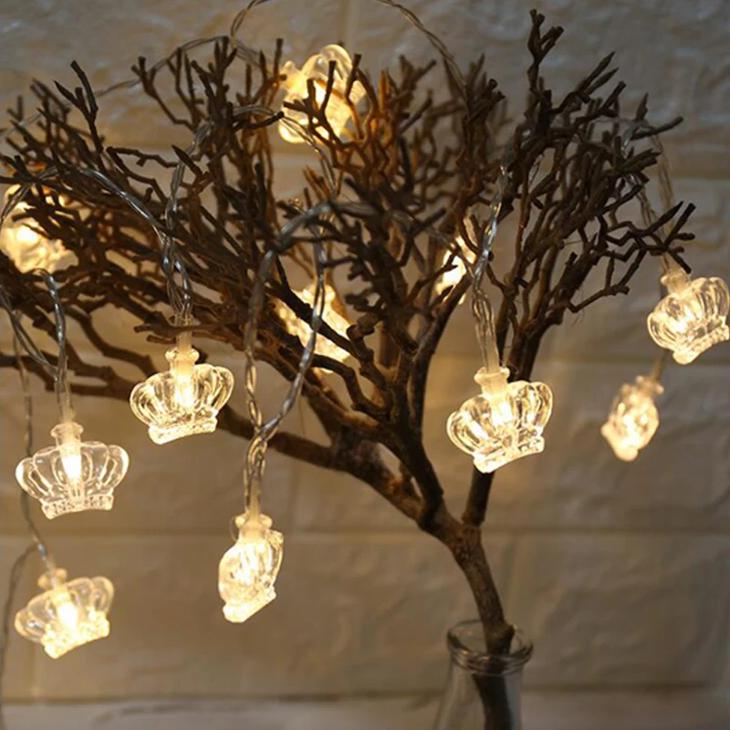 Christmas Lights Indoor Led String Fairy Light Xmas Party Home Wedding Garden Garland Battery Powered Christmas Decorations (3)