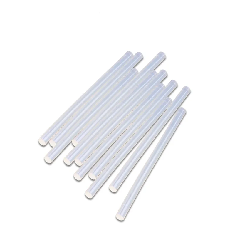 

LOMVUM 15 PCS Hot Melt Glue Sticker Non-Toxic Translucent Glue Stick Rubber Glue Sticker Glue Gun necessary