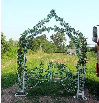 Европейский арочный каркас железная Арка из ротанга необычная рамка свадебный фон лесная серия свадебный реквизит