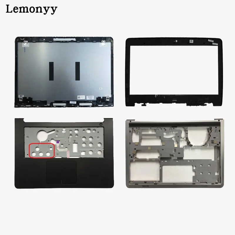 Корпус для Dell Inspiron 14 5000 5447 5445 5448 lcd верхняя крышка/lcd передняя панель/Упор для рук верхняя Сенсорная панель/Нижняя крышка чехол