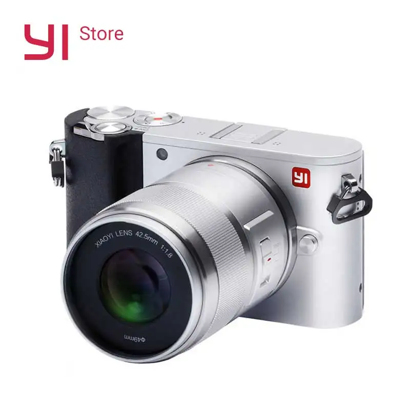 

YI M1 Mirrorless Digital Camera With YI 42.5mm F 1.8 Prime Lens Video Recorder LCD RAW 20MP 720RGB H264 international Version