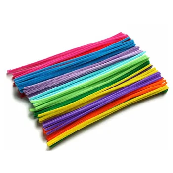 

300pcs Montessori Materials Chenille Children Educational Toy Crafts For Kids Colorful Pipe Cleaner Toys Craft Design Create T