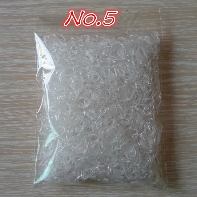 About 1000pcs/bag (small package) 2015 New Child Baby TPU Hair Holders Rubber Bands Elastics Girls Tie Gum Hair Accessories -