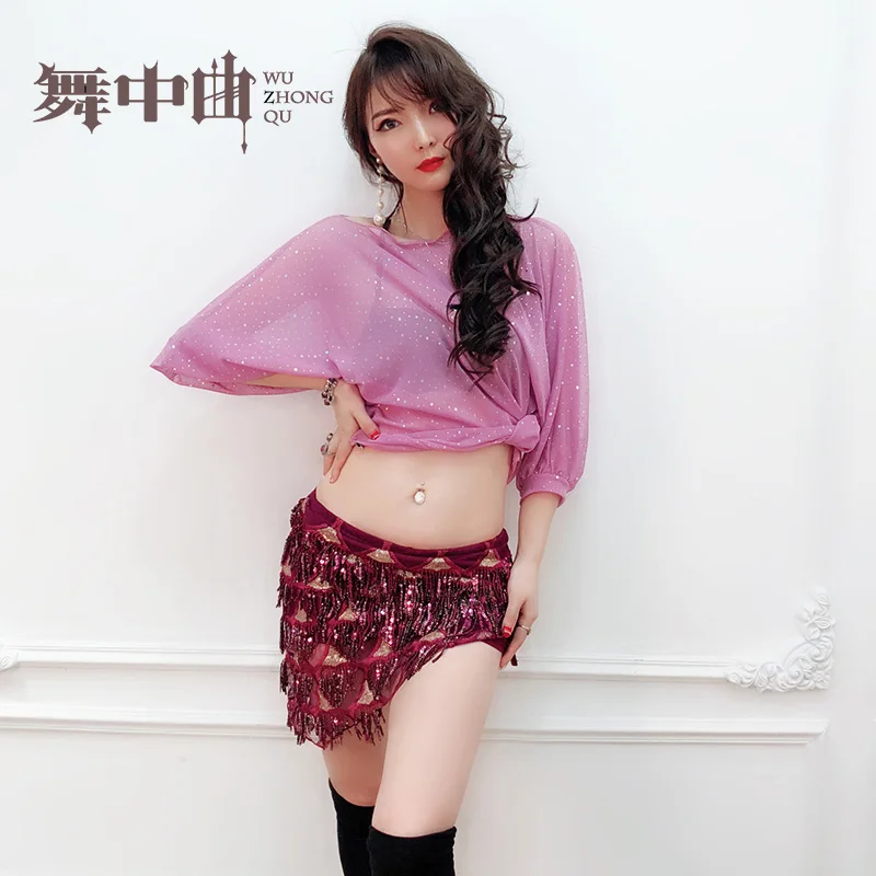 

2018 new Belly dance Costume Professional bellydance top or skirt For Women dance wear M, L