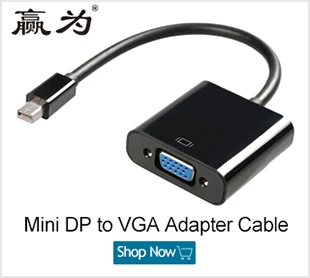 DP0011Mini DisplayPort Thunderbolt Display Port Mini DP To VGA Cable Adapter 