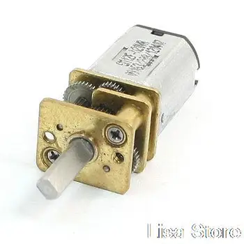 

10RPM 12GA N20 6V 10mm Long Shaft Mini DC Geared Box Motor for Smart Car