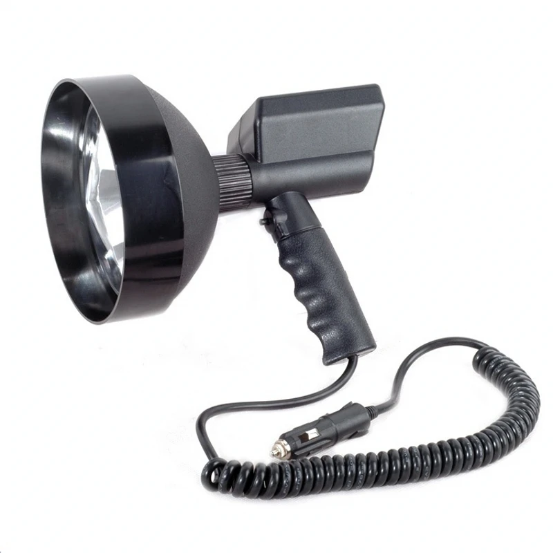 12V 24V 100W HID 7inch Xenon Handheld Super Light Spotlight Emergency Light for Camping Hunting Fishing