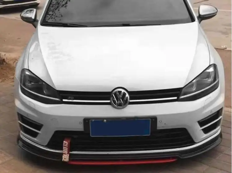 For Volkswagen Golf 7.5 Body kit spoiler For Golf G TI ABS Rear lip rear spoiler front Bumper Diffuser Bumpers Protector