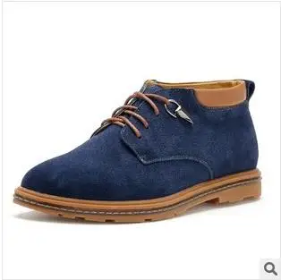 2014 new leather men's boots in winter snow Warm |
