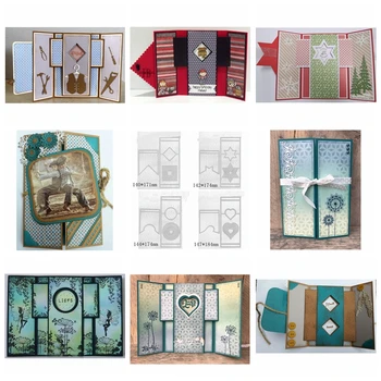 

Pop-up 3D Insert Fold Frame Metal Cutting Dies Stencils For DIY Scrapbooking Decorative Embossing Paper Cards Handcraft Die Cut