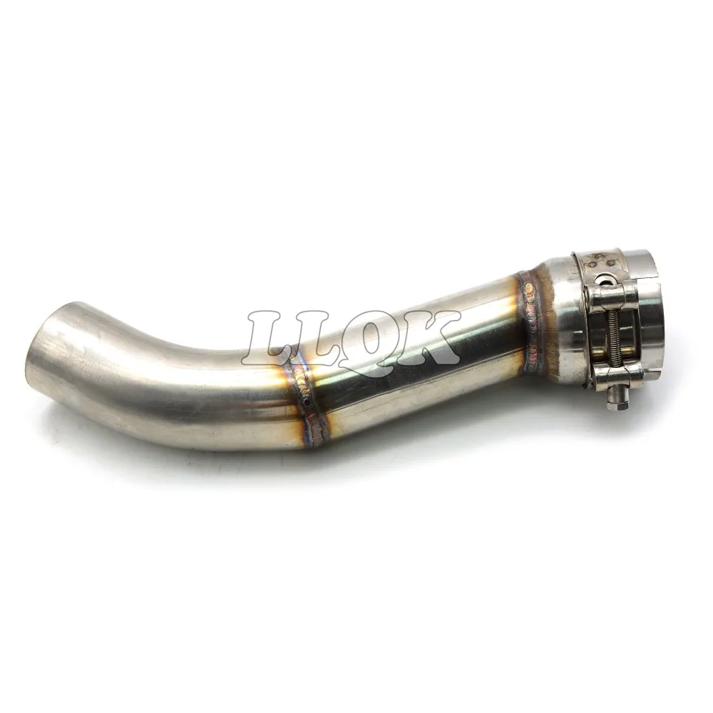 motorcycle middle of the exhaust pipe muffler exhaust pipe for YAMAHA FZ1 2009 2010 2011 2012 2013 2014