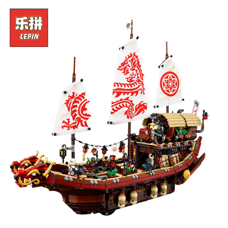 Lepin 06057 Ninja Movie Series Pirate Dragon Ship Final Fight of Destiny Bounty Set Model Building Blocks Bricks Children Toy Lepin 06057 Ninja Movie Series Pirate Dragon Ship Final Fight of Destiny Bounty Set Model Building Blocks Bricks Children Toy