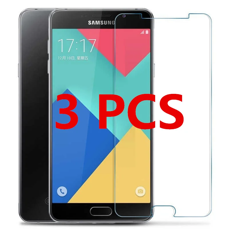 Для samsung Galaxy J1 J3 J5 J7 A3 A5 A7 Grand Prime S7 S6 S5 S4 закаленное Стекло прозрачная передняя Экран защитный чехол для телефона - Цвет: 3 pcs Tempered Glass
