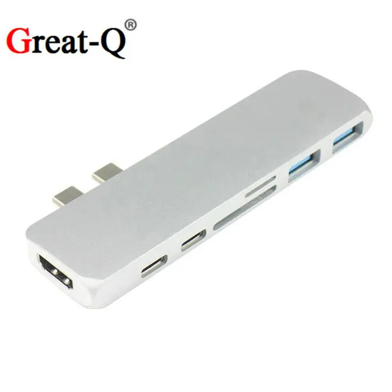 

Type-C USB-C Hub Adapter Dual USB 3.0 Polt With HDMI For MacBook Pro For PC Laptop PC Notebook Laptop WH Computer Mac
