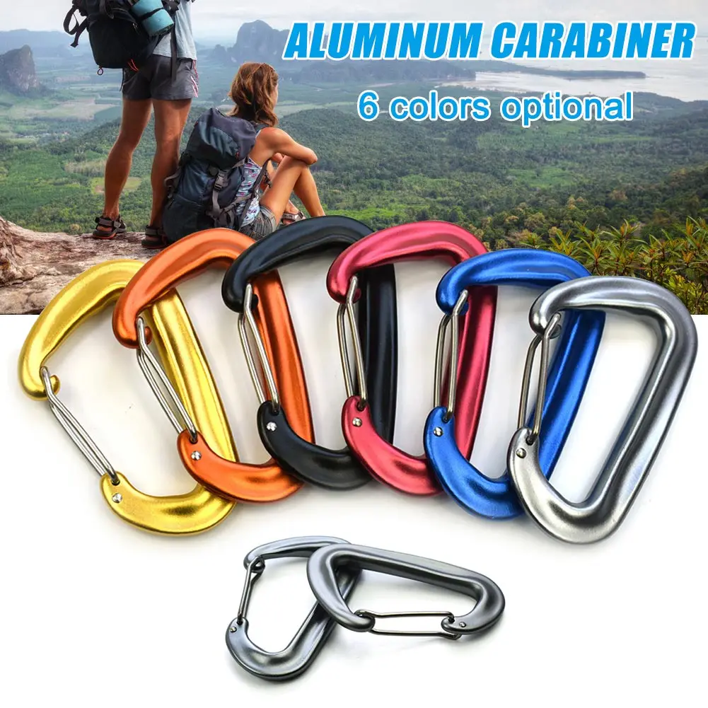 

1pcs Carabiner Quick Clip Aluminum Alloy Mountaineering Hook Lightweight BB55