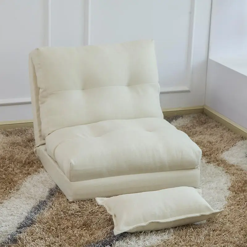 B креативный складной ленивый диван, гостиная, тканевый диван-кровать, простой Одноместный маленький диван для спальни, небольшой диван для квартиры - Цвет: Style 7