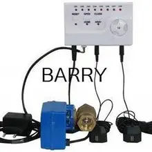 Детектор утечки воды сигнализации монитор тестер расходомер сенсор вода перегрузки воды экономии DN15 G1/2 двойные клапаны