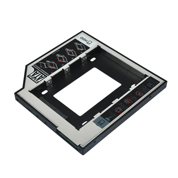

Universal All Aluminum 2nd HDD Caddy 9.5mm 12.7mm SATA 3.0 For 2.5" SSD Hard Disk Driver Case Enclosure
