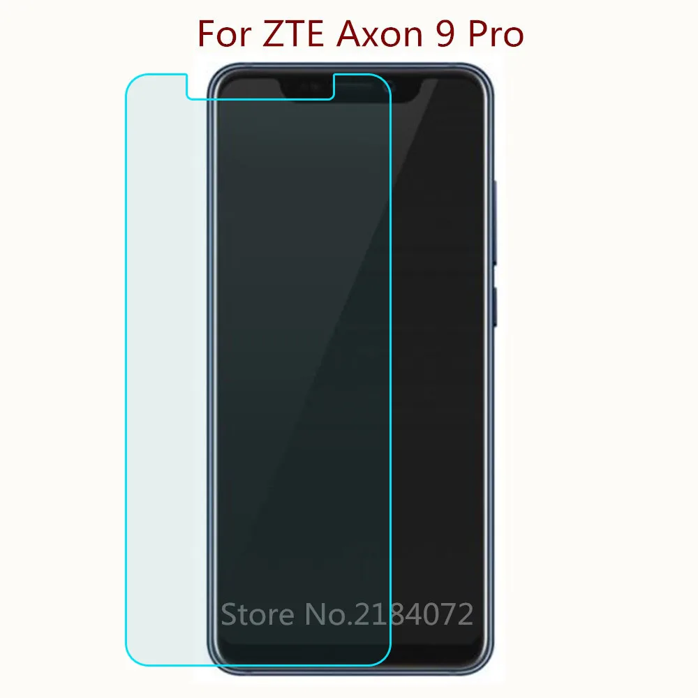 

2PCS 9H 2.5D Screen Protector Glass For ZTE Axon 9 Pro Tempered Glass SmartPhone Front Film Protective Screen