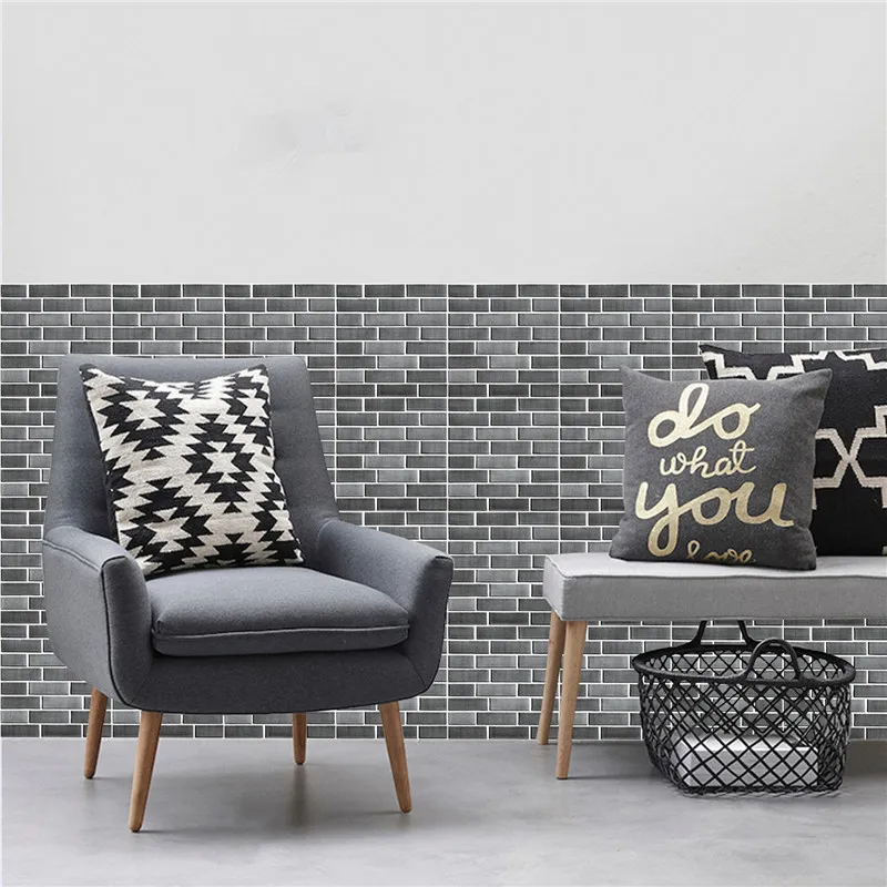 home decor stickers wall stickers for kids rooms adhesive 3d wall stickers for toilet kitchen wall decor tile stickers brick