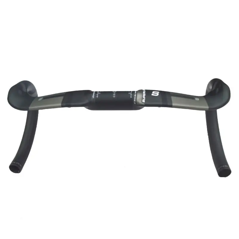 

3 Pcs of (Carbon Fiber Road Bike Bicycle Handlebar Cycling Racing Drop Bar 400mm)