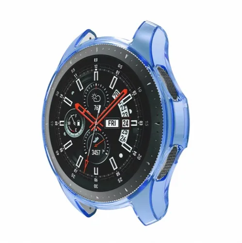 ТПУ чехол для samsung Galaxy Watch 46 мм/gear S3 Frontier S 3 Силиконовый противоударный защитный чехол для samsung gear S3 - Цвет: Синий