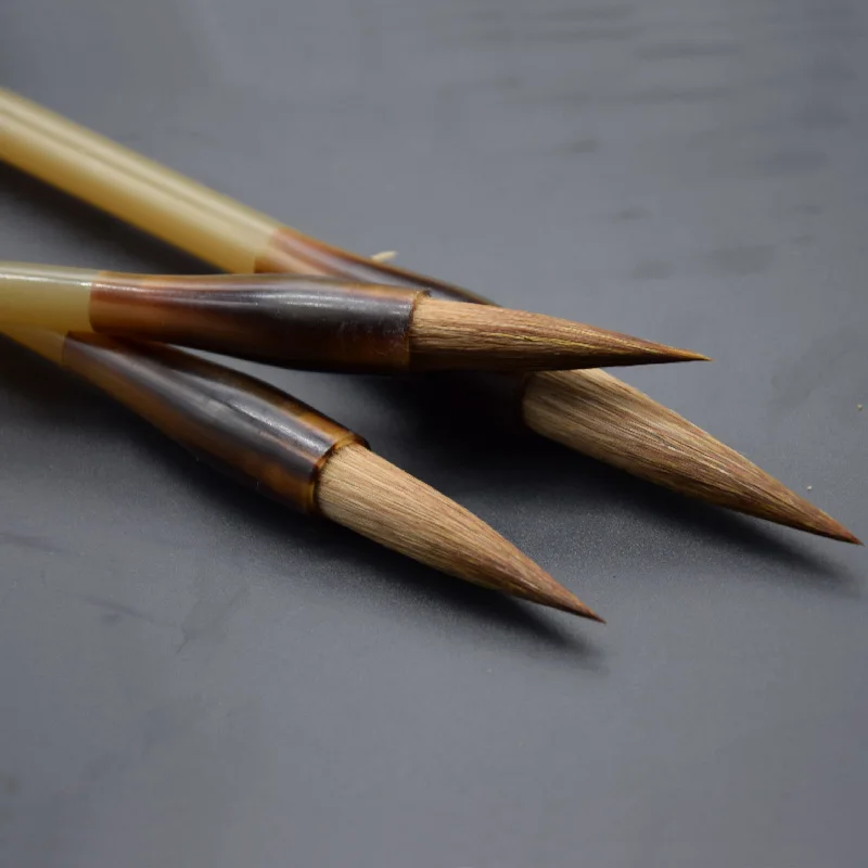 Buy 3pcs free shipping Organic penholder Weasel Hair writing brush