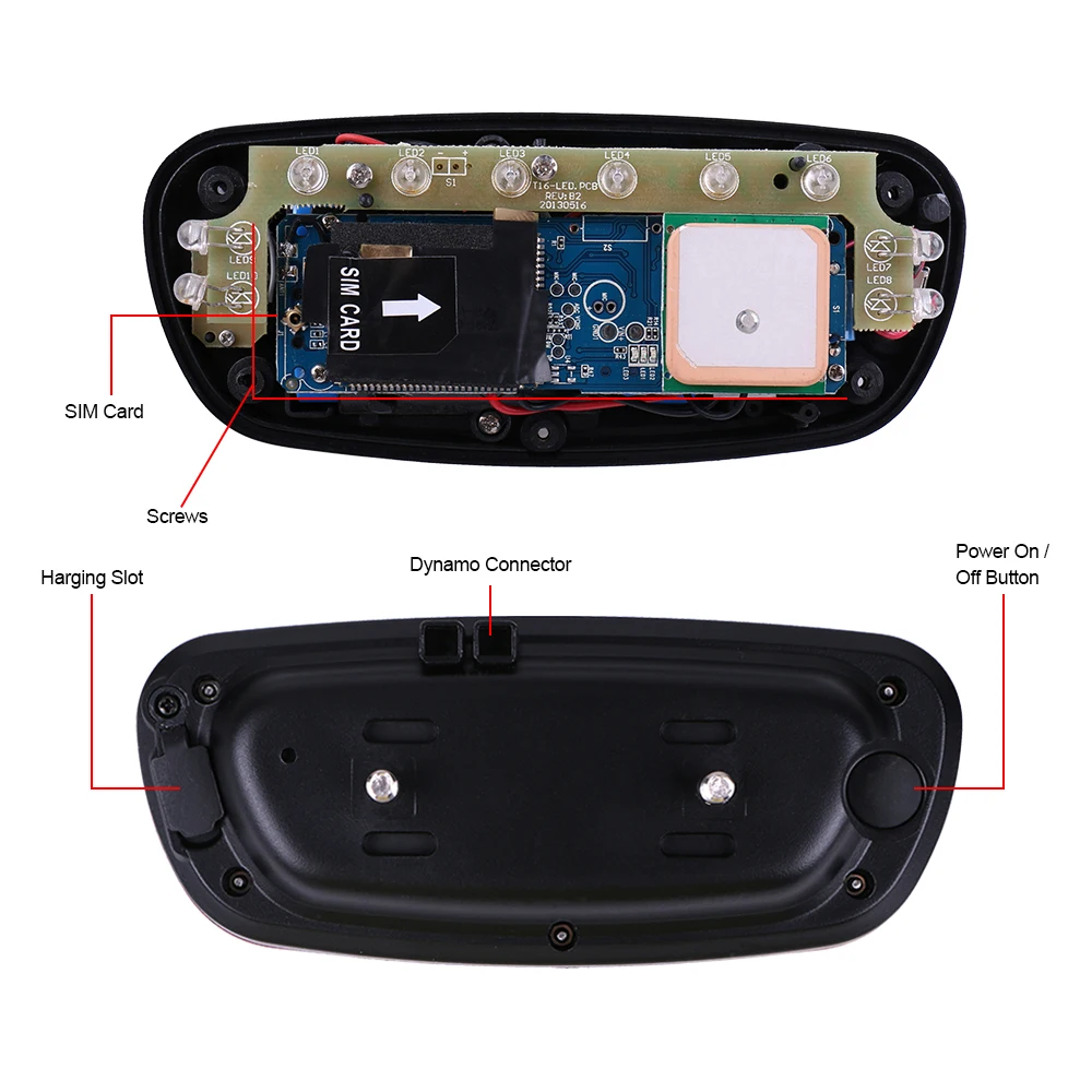 GPS трекер для велосипеда 5200 мАч водонепроницаемый|gps tracking device|tracking devicebicycle gps tracker |