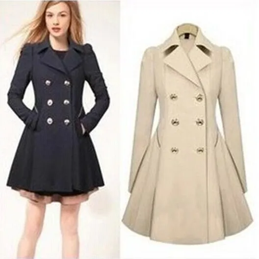 Online Get Cheap Navy Long Coat -Aliexpress.com Alibaba Group 2016 Autumn Winter warm peacoat Women Fashion OL Trench Faux Long Design Coat Female overcoat manteau - Online Get Cheap Navy Long Coat -Aliexpress.com Alibaba Group