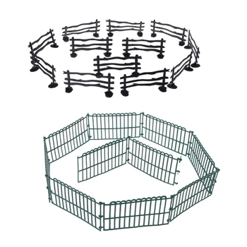 

10Pcs Military Fence Sand Scene Model Army Men Accessories Children Toys Gifts Dec17