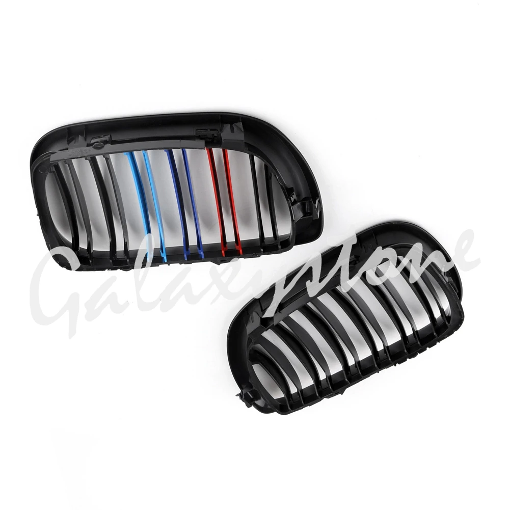 

M Color Front Kidney Grille Double Rib For BMW E46 3 Series 4 Door 2002-2005