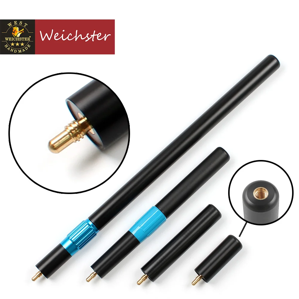

Weichster Snooker Pool Cue Long Telescopic Extensions Mini Butts 4 Models a Set