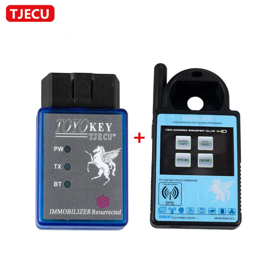 TJECU TOYO KEY OBD II PRO поддержка всех ключей для Toyota G & H Plus ND900 мини транспондер