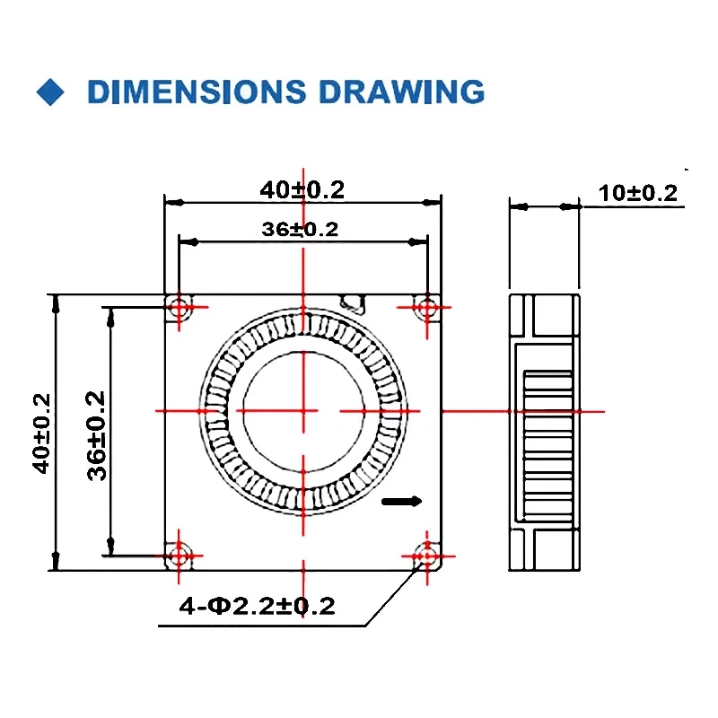 5 шт. Gdstime 4010 вентилятор 40 мм 40x40x10 мм 5 в 12 В 24 В 2Pin DC кулер небольшой вентилятор охлаждения для 3D принтера часть