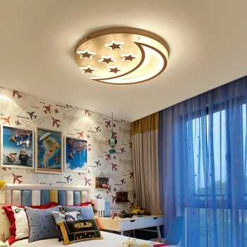 

NEO Gleam Star and Moon Children Kids Room Bedroom Living Room Chandelier Home Deco Modern Led Ceiling Chandelier Fxitures