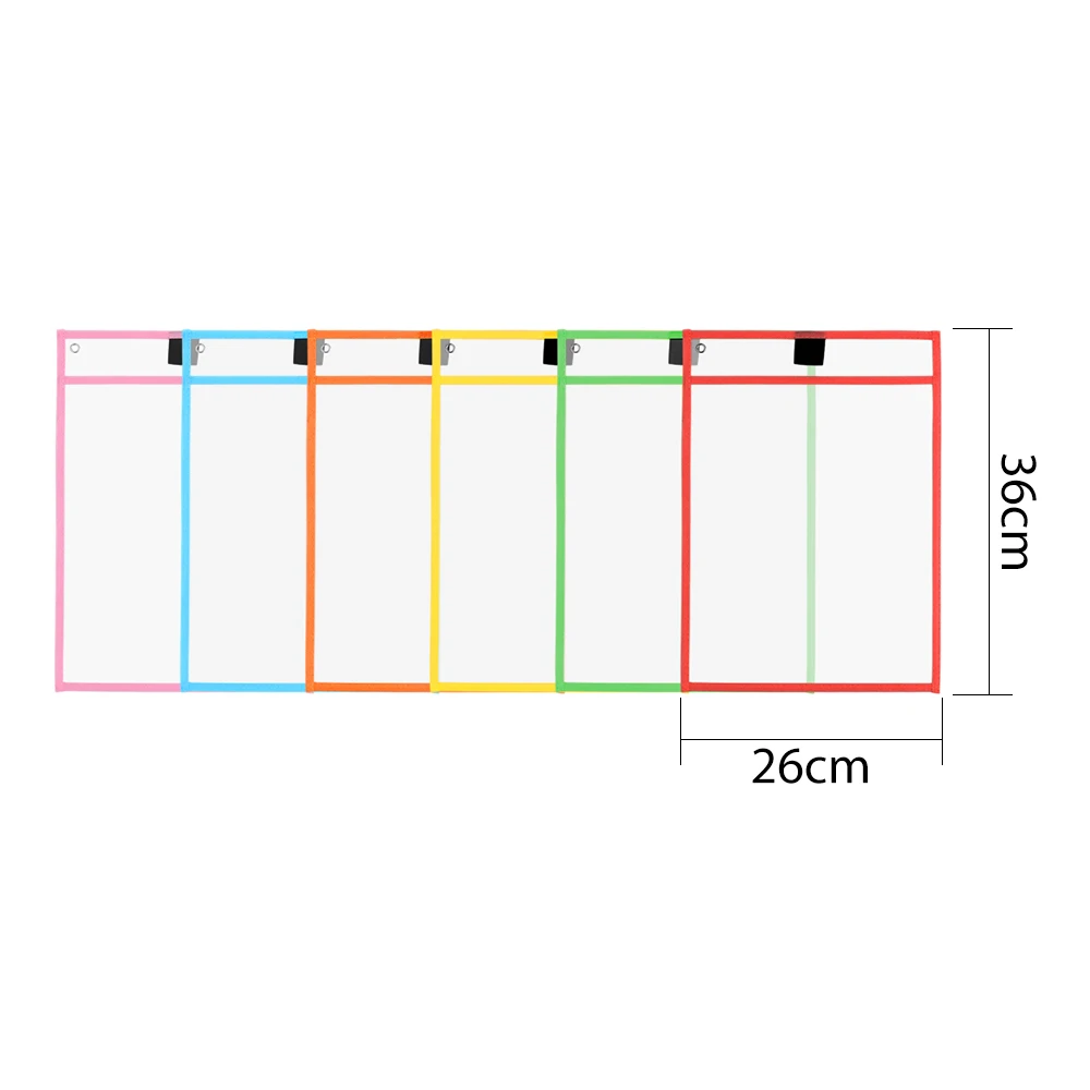 1 предмет многоразовые сухой стираемые карманы прозрачные писать и протрите