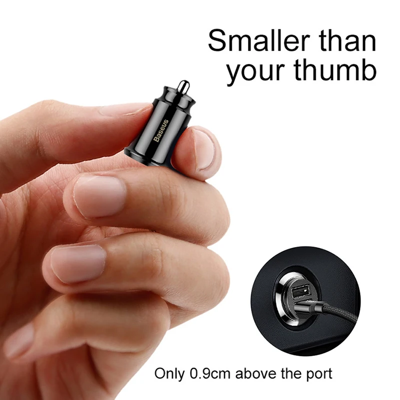 Baseus شاحن سيارة USB صغير ل فون X 8 7 6 سريع سيارة شاحن الهاتف المزدوج USB الهاتف شاحن في سيارة لسامسونج xiaomi هواوي Baseus شاحن سيارة USB صغير ل فون X 8 7 6 سريع سيارة شاحن الهاتف المزدوج USB الهاتف شاحن في سيارة لسامسونج xiaomi هواوي