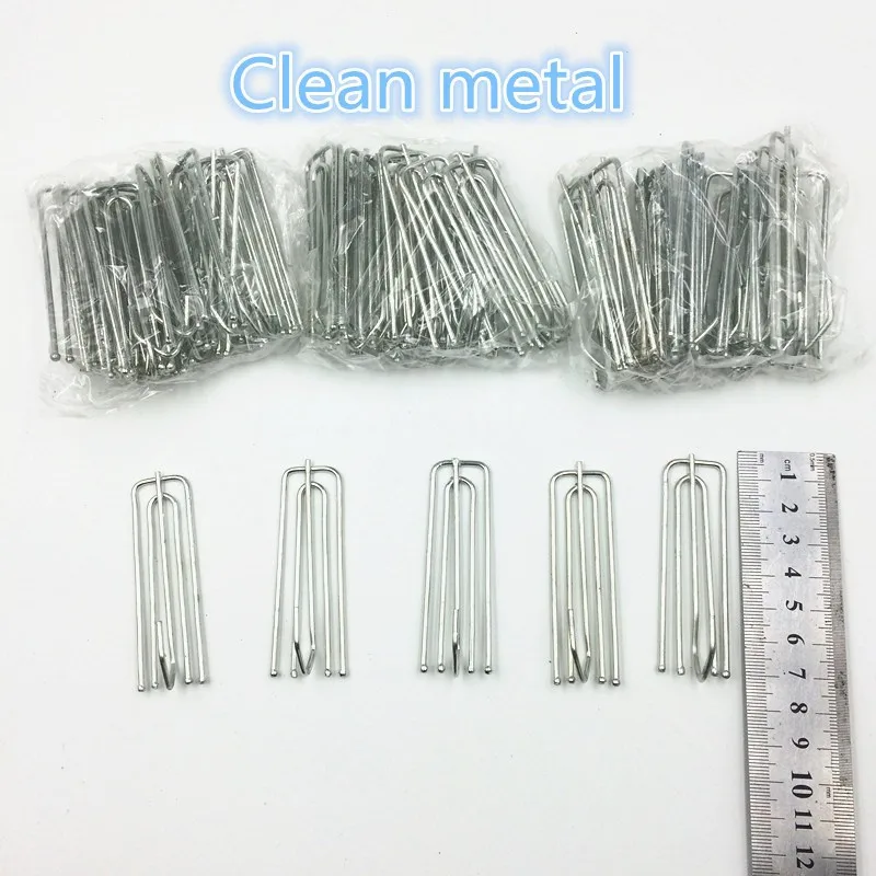 

150pcs/lot Curtain tape hook four fork hook curtain accessories curtain cloth ring clamp tracks 7cm Curtain Pleat Hook Accessory